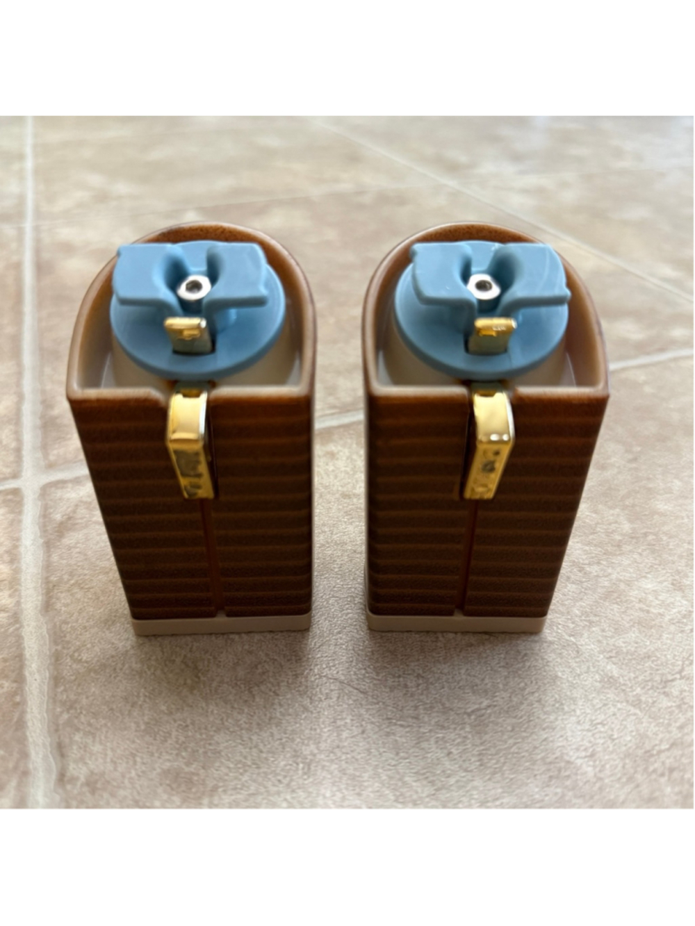 Size 7-8.5 - 4 inch Light Wood Blocks Pashion Footwear